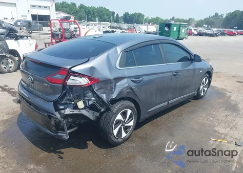 2017 Hyundai Ioniq Hybrid Sel из США, поврежденный, VIN KMHC75LC7HU033346